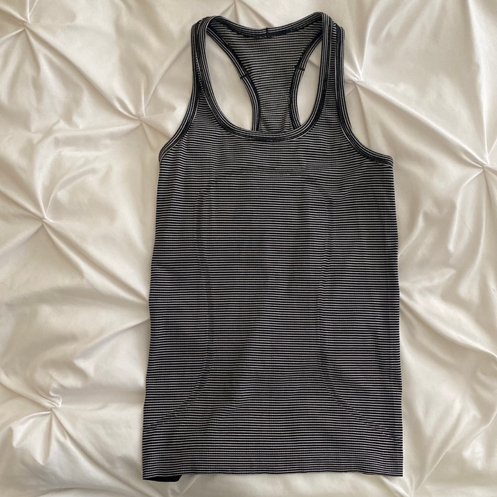 lululemon striped Swiftly Tank 2.0